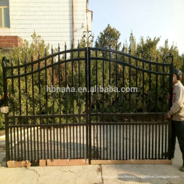 metal gate designs / modern wrought iron gate / steel gate